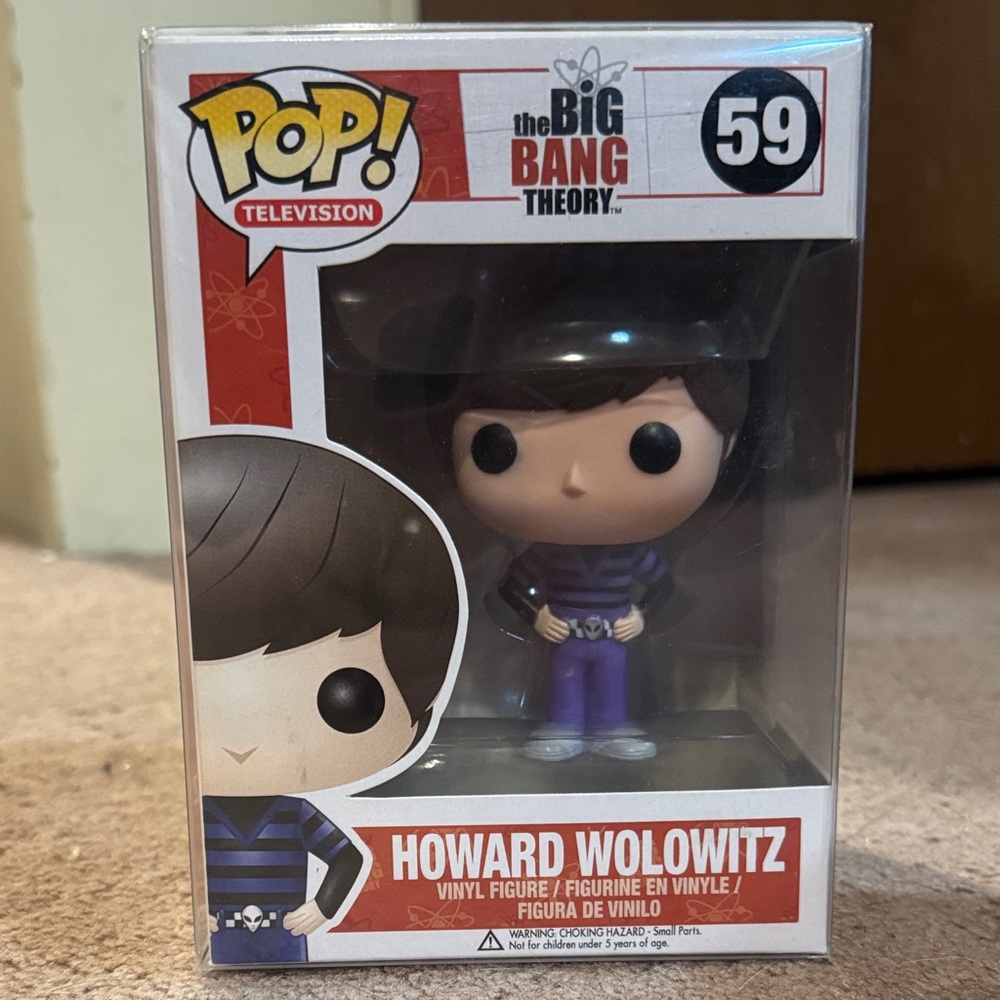 Funko Pop! Howard Wolowitz Purple and Black Vinyl Figure (The Big Bang Theory)
